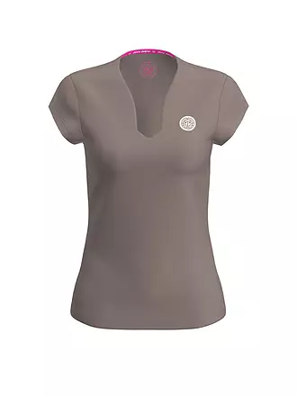 BIDI BADU | Damen Tennisshirt Spectrum | camel